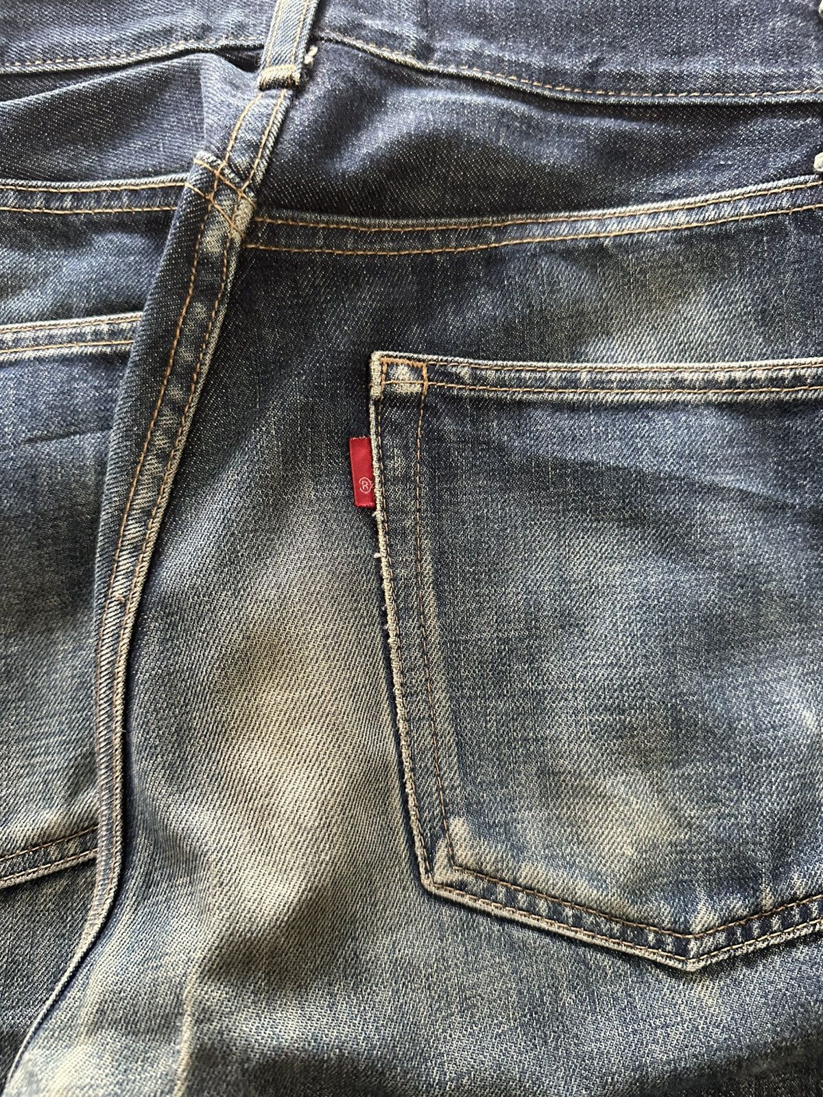 Tornado Mart UCW Distress Mudwash Selvedge Jeans Size US 26 / EU 42 - 7 Thumbnail