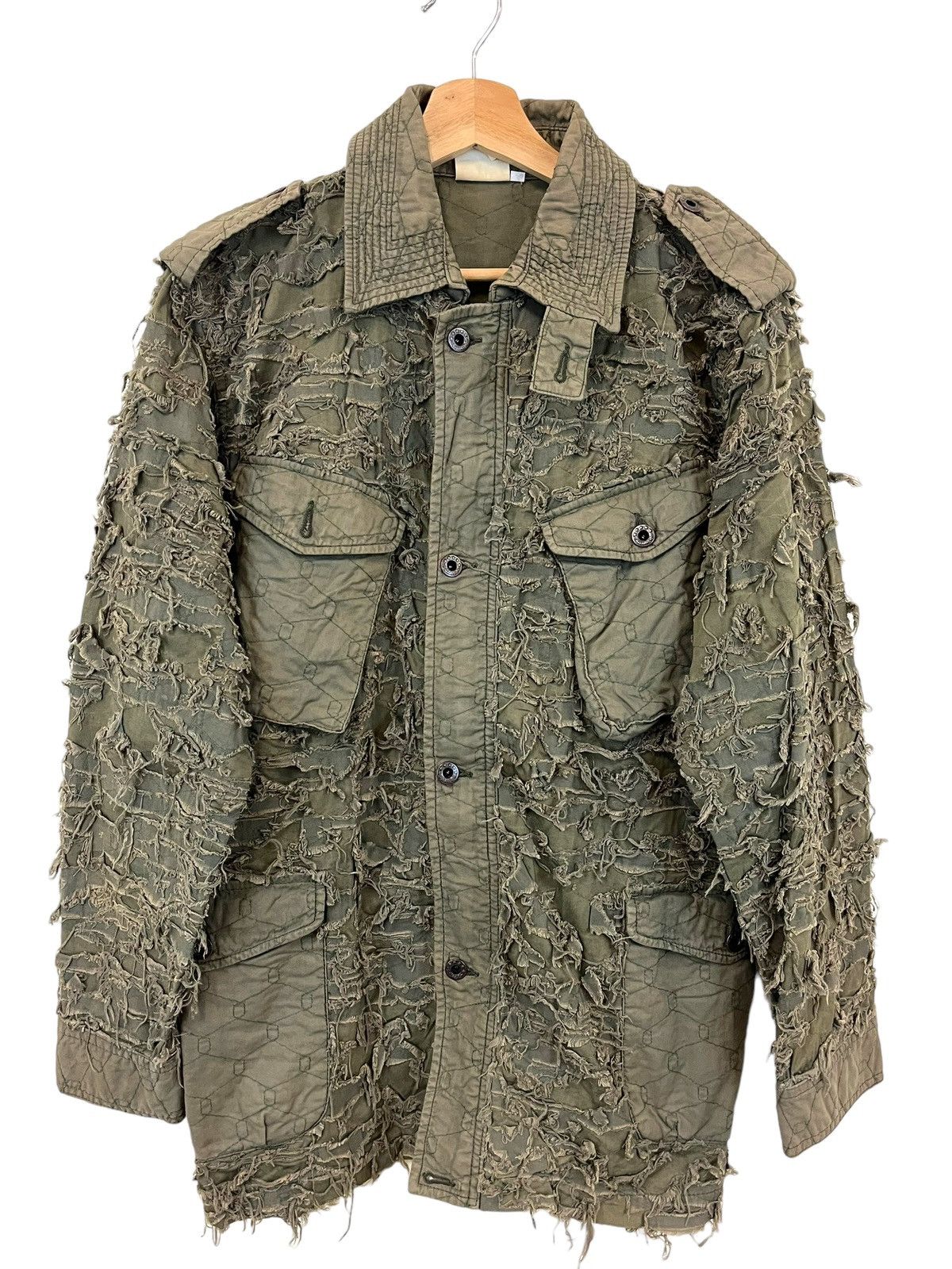 Japanese Brand Japanese Brand Mangrove Distressed Army Jacket Size US L / EU 52-54 / 3 - 21 Thumbnail