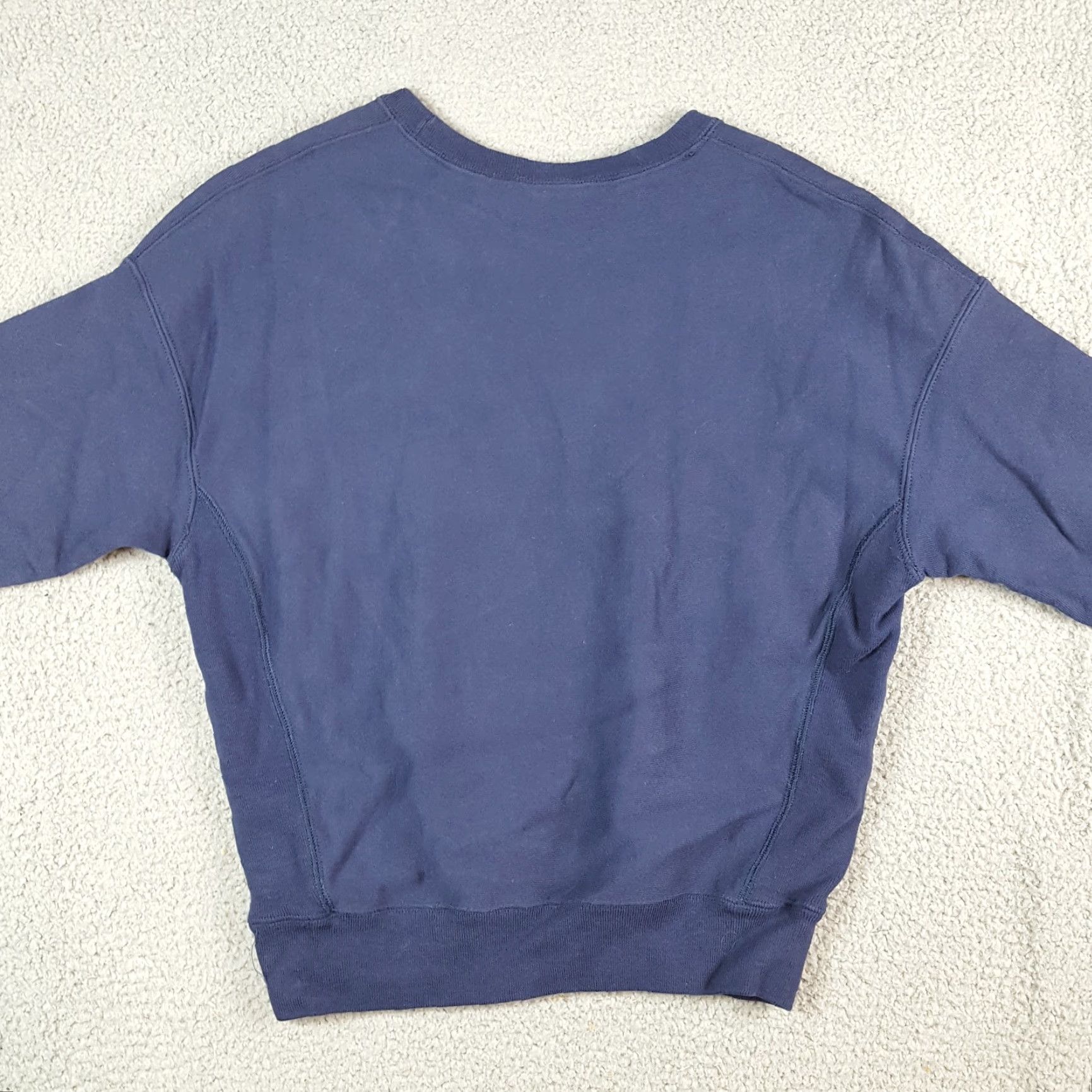 Champion VINTAGE Y2K Champion Reverse Weave Navy Pullover Crewneck Sweatshirt S Mens VTG Size US S / EU 44-46 / 1 - 3 Thumbnail