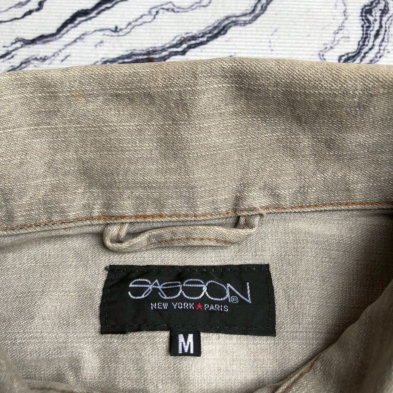 Designer Vintage Sasson New York Paris Denim Jackets Size M / US 6-8 / IT 42-44 - 7 Thumbnail
