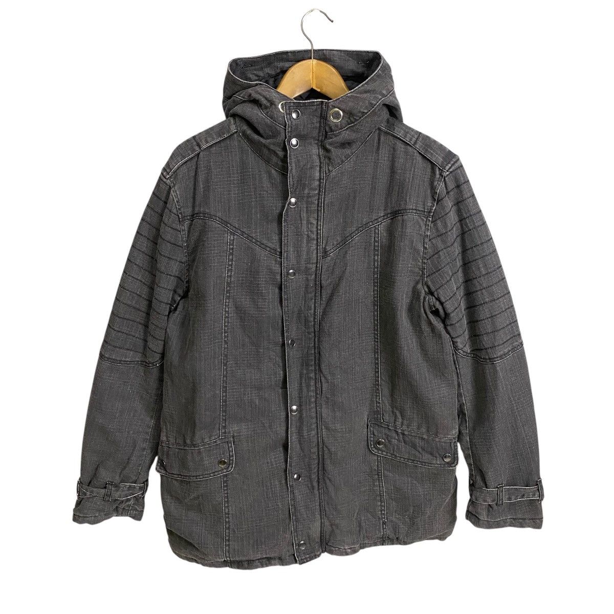 If Six Was Nine × Japanese Brand Splendid Satisfaction denim hoodie jacket Size US L / EU 52-54 / 3 - 1 Thumbnail