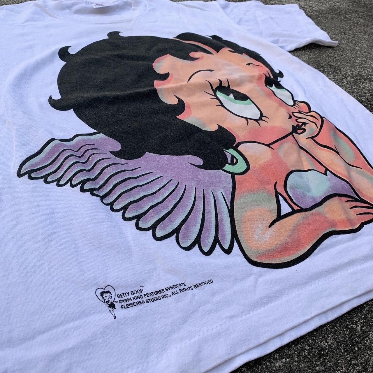 Vintage Vintage Betty Boop Angel Tshirt Size US M / EU 48-50 / 2 - 2 Thumbnail
