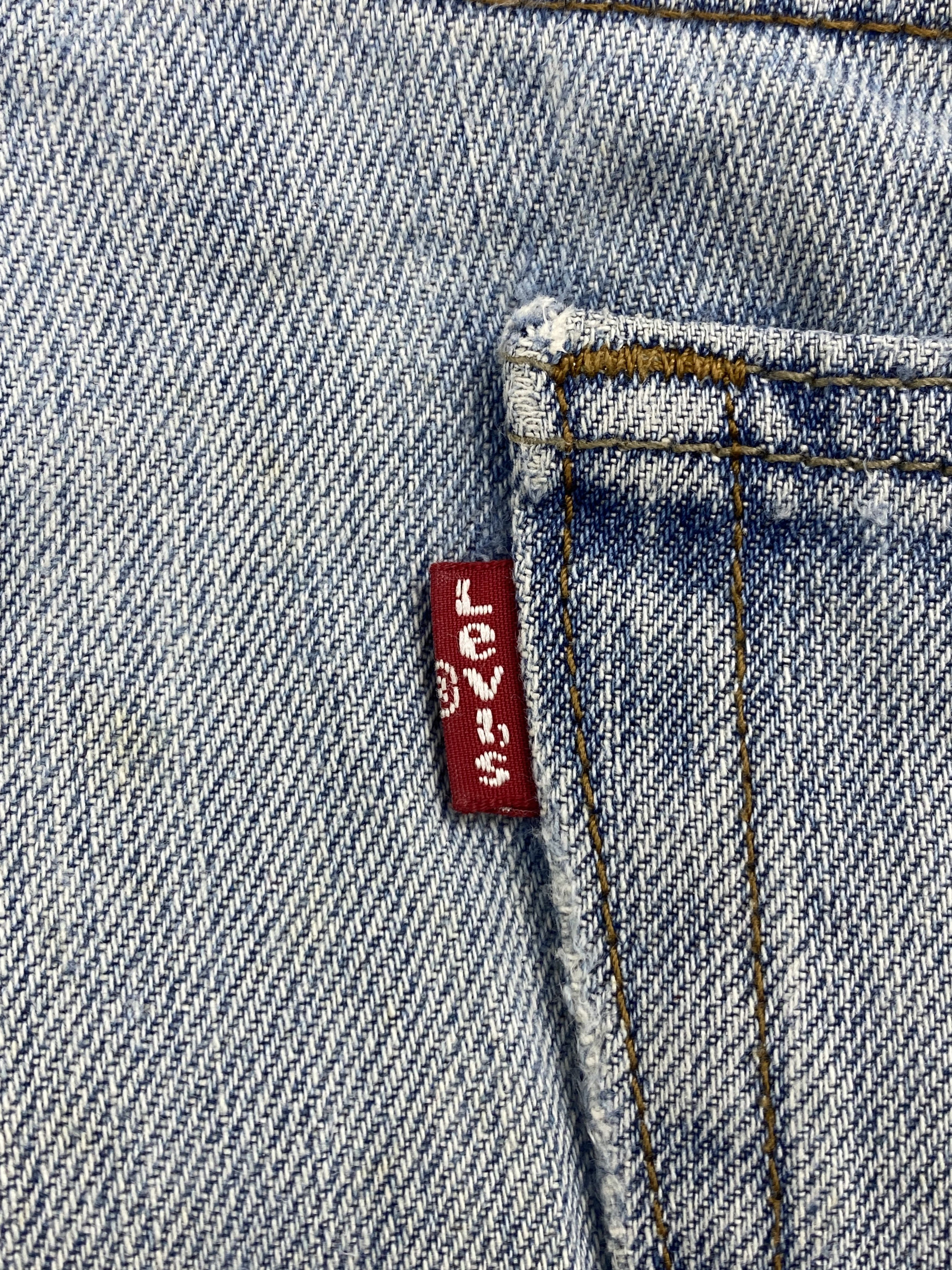 Levi's × Vintage Vintage Levis 569 Light Washed Denim Jeans Size US 34 / EU 50 - 6 Thumbnail
