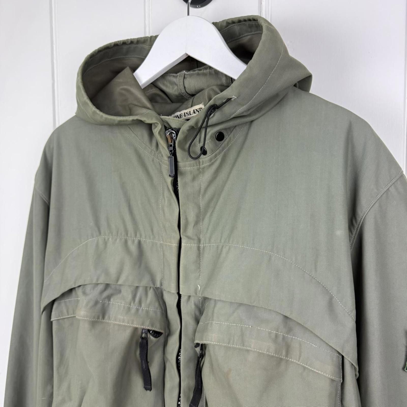 Stone Island 90’s Stone Island Nylam Jacket Size US XL / EU 56 / 4 - 4 Thumbnail