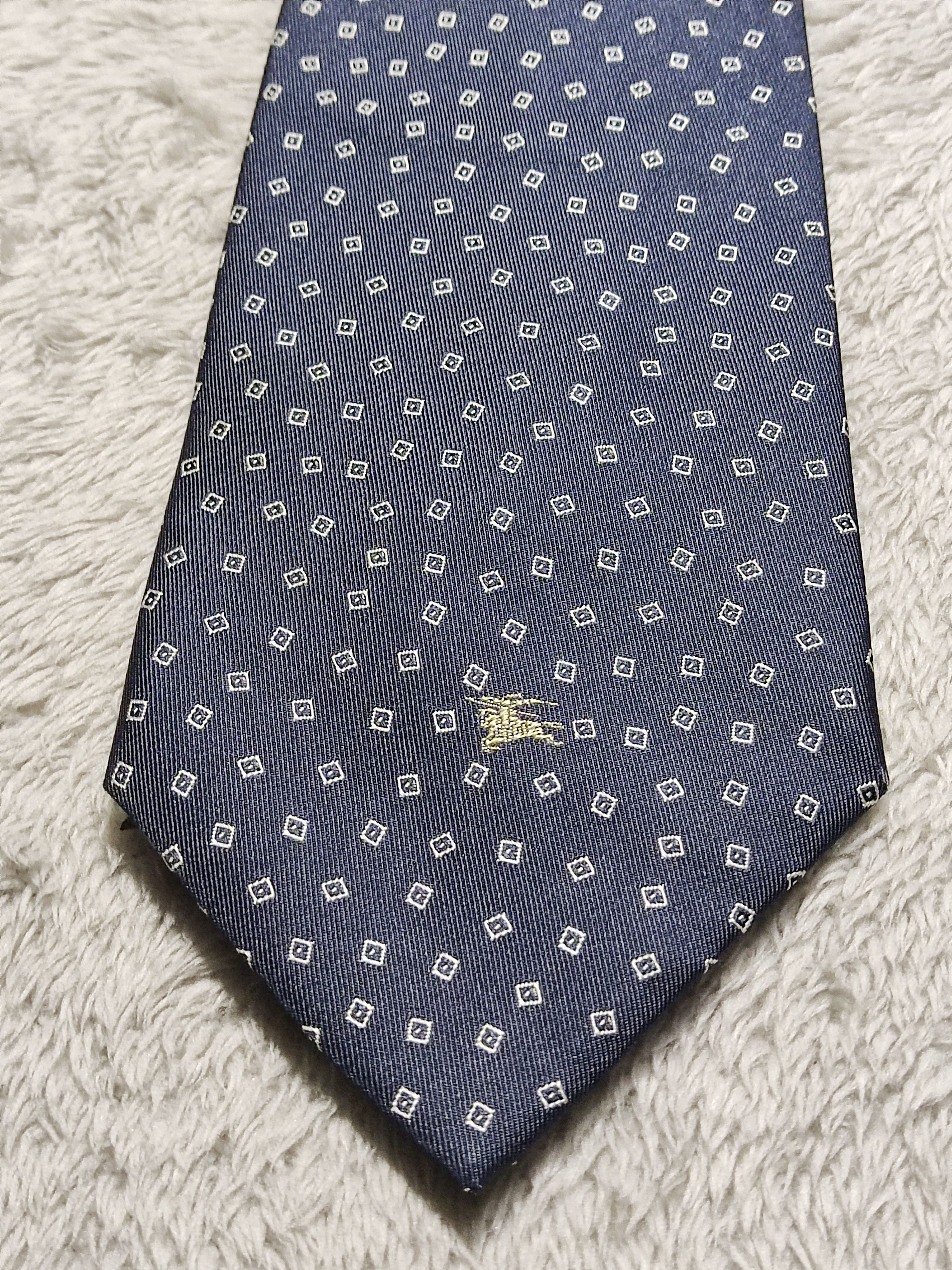 Burberry Vintage 2 bundle BURBERRYS Striped/Geometric Silk Tie Size ONE SIZE - 2 Thumbnail