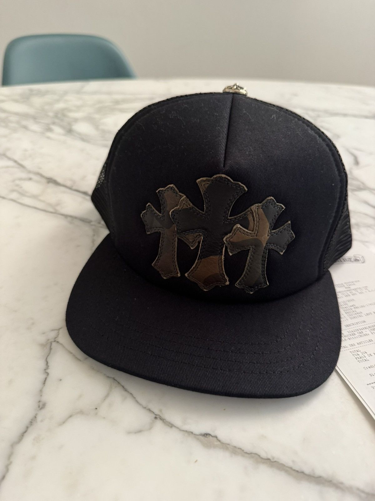 Chrome Hearts Chrome hearts cap triple cross military Size ONE SIZE - 2 Thumbnail