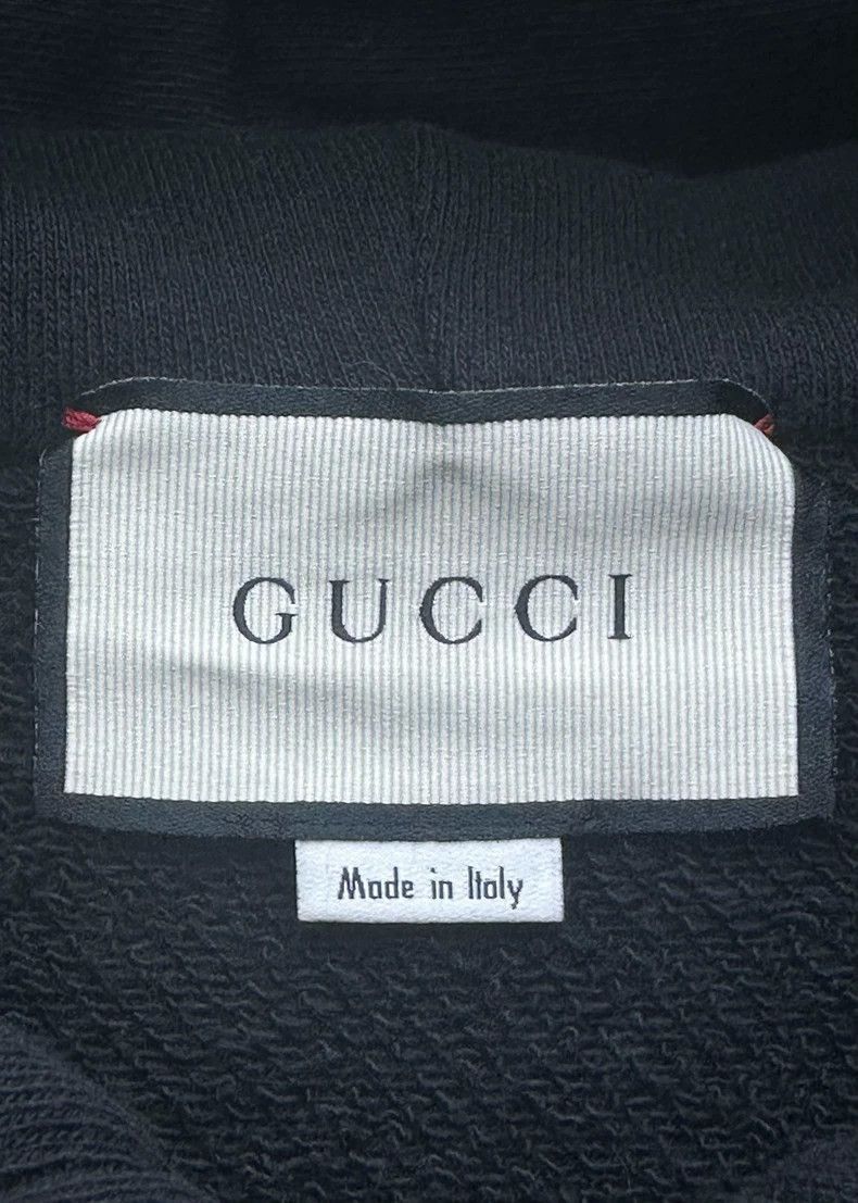 Gucci Gucci Black Retro Logo Print Hoodie-2506 Size US XL / EU 56 / 4 - 7 Thumbnail