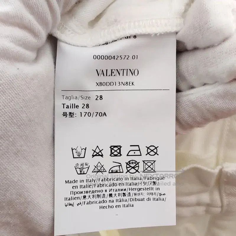 Valentino Valentino White Cotton Casual Pants for Men . Size US 32 / EU 48 - 7 Thumbnail