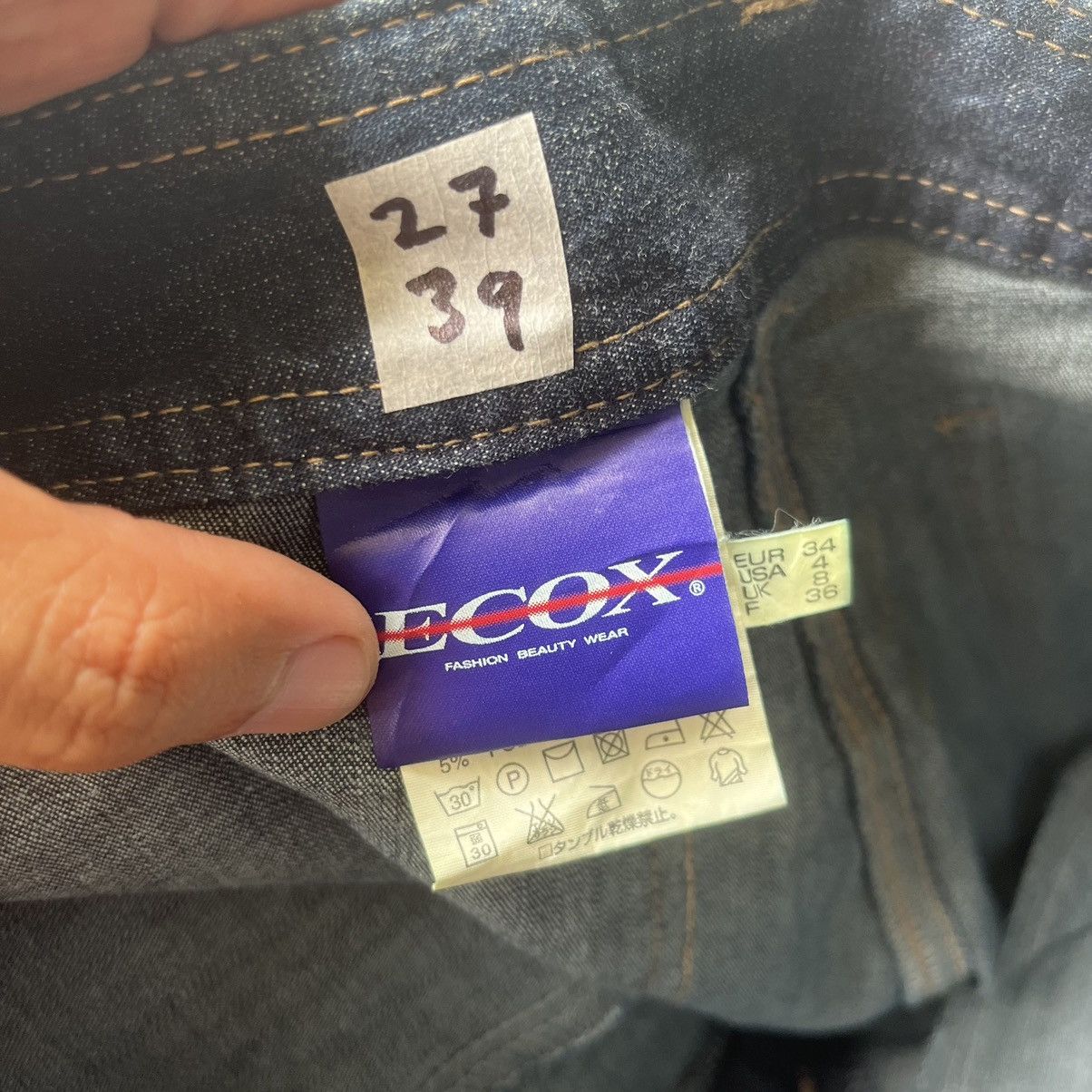 Ecox Flared Jeans Made In Japan