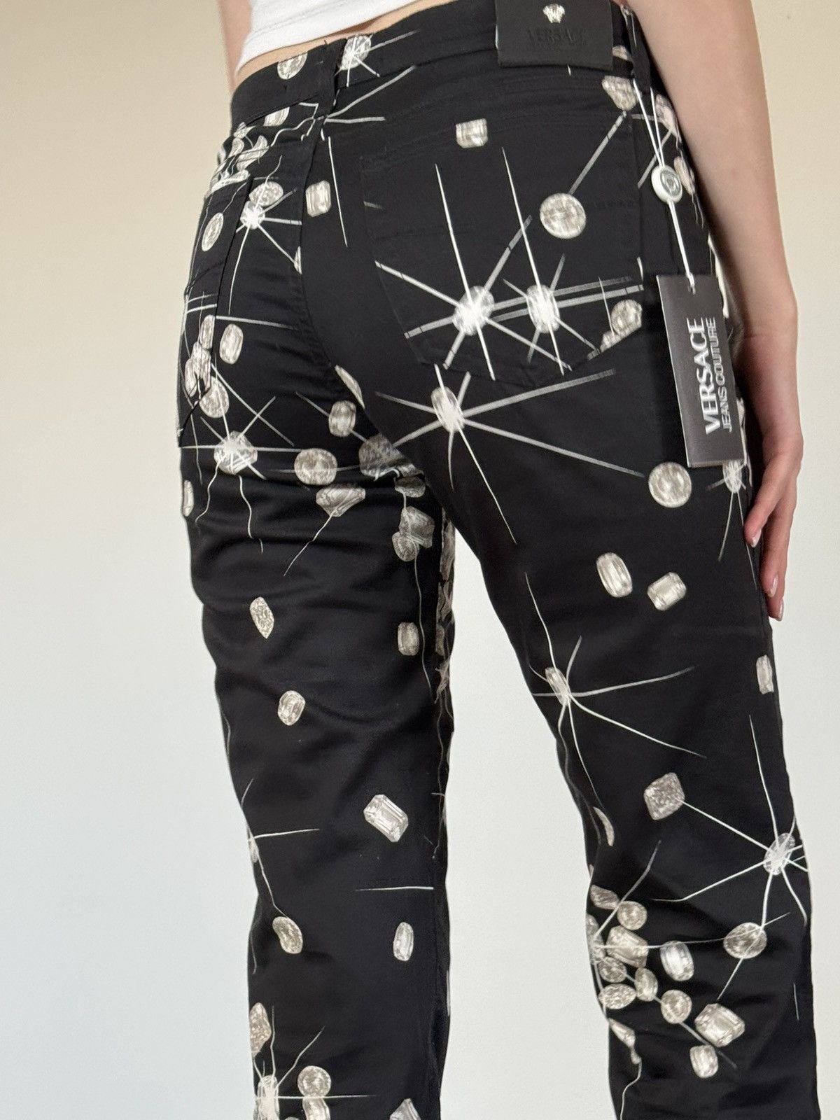 Versace Versace Diamond Archival Pants New Size 31" - 3 Thumbnail