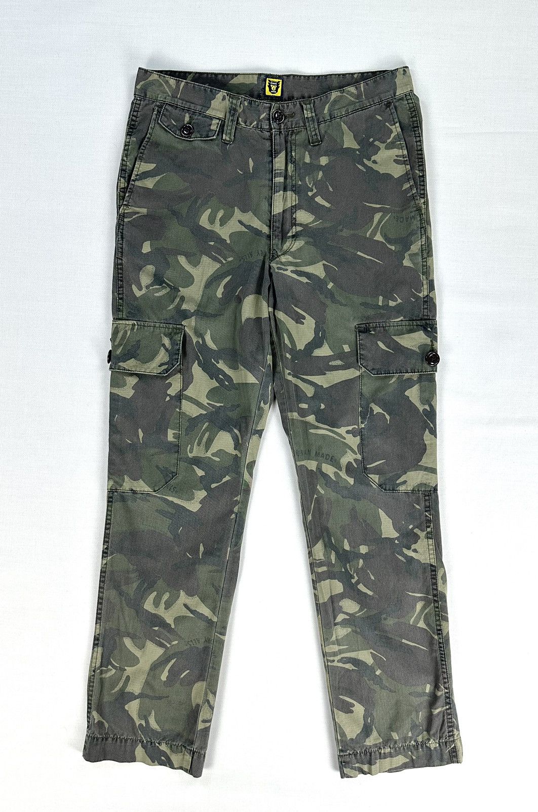 image of Human Made Dry Halls Camouflage Cargo Pants in Green Camo, Men's (Size 31)