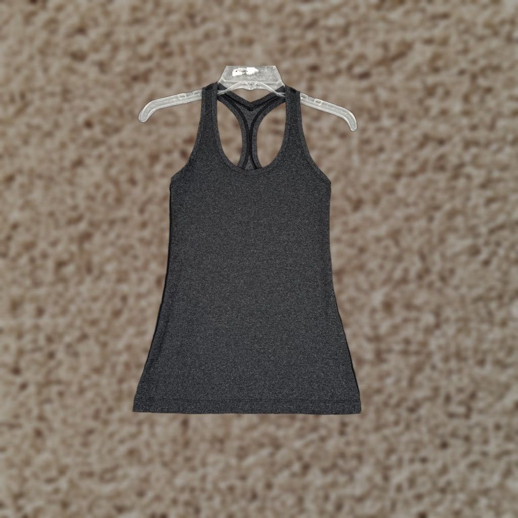 Lululemon Lululemon Tank Top Womens 2 Gray Heather Racerback Athletic Workout Yoga Gym Shirt Sleeveless Nike? Size XS / US 0-2 / IT 36-38 - 1 Thumbnail