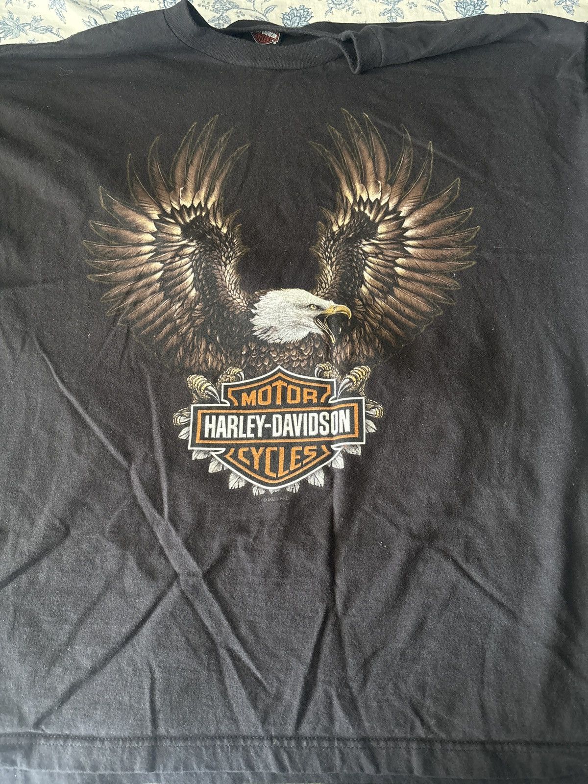 Harley Davidson Harley Davidson Eagle Tee Size US XL / EU 56 / 4 - 3 Thumbnail