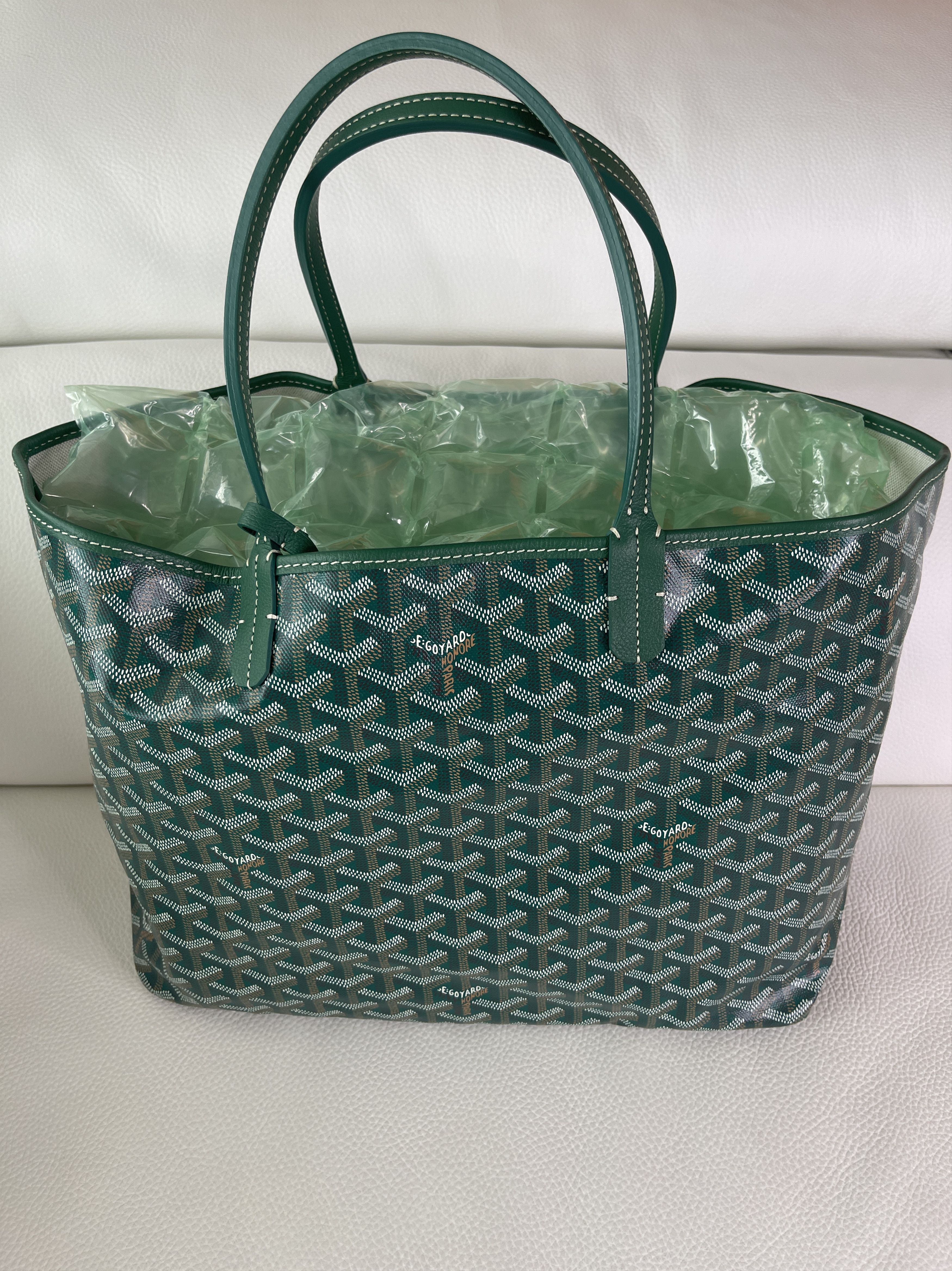 Goyard Green Goyard Saint Louis PM Reversible Tote Size ONE SIZE - 5 Thumbnail