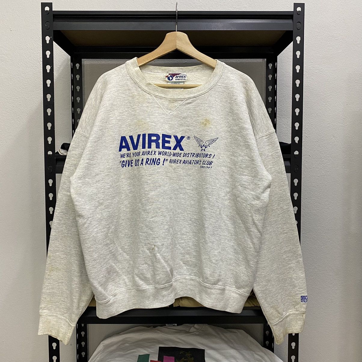 Avirex × Vintage Vintage Avirex 90s Sweatshirt❗️ Size US L / EU 52-54 / 3 - 1 Thumbnail