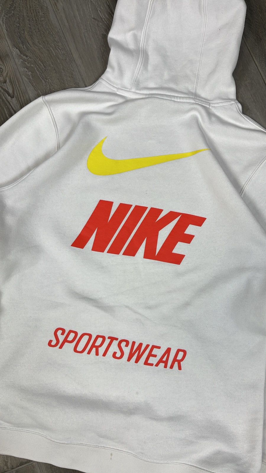 Nike Nike Microbrand Pullover Drill White Hoodie Size US S / EU 44-46 / 1 - 10 Thumbnail