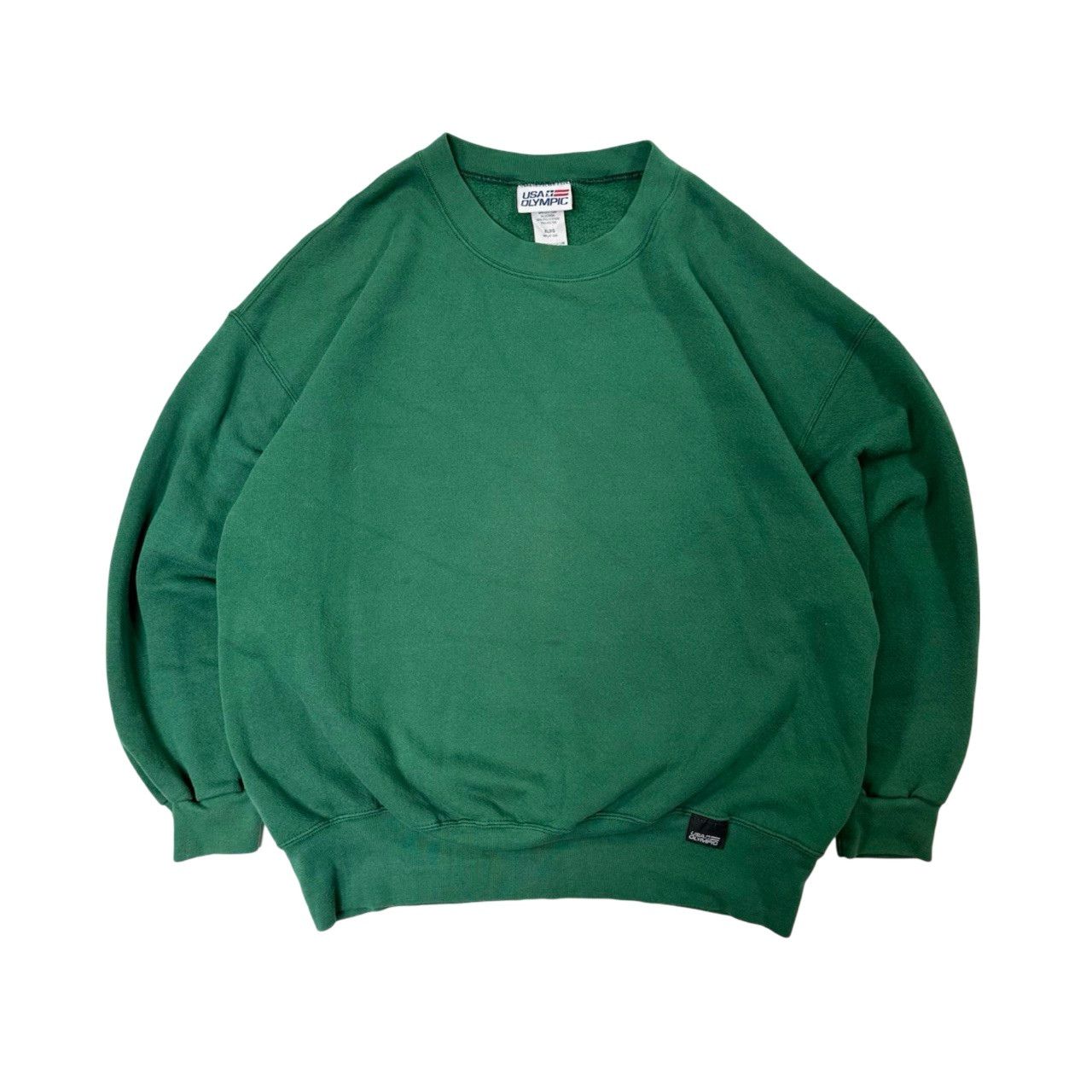 Vintage Vintage 00s USA Olympics Blank Green Sweater Size US XL / EU 56 / 4 - 1 Thumbnail