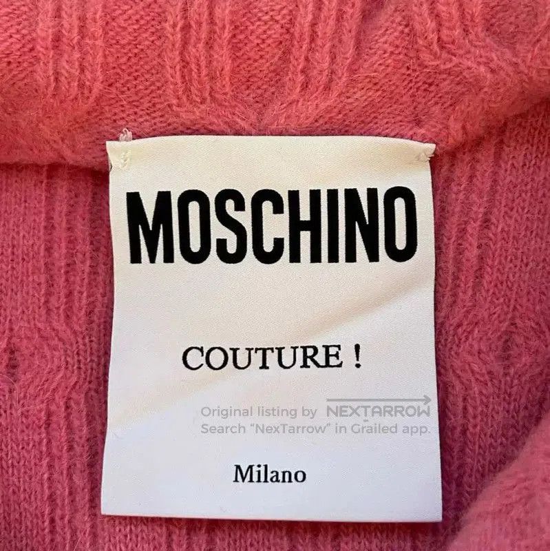 Moschino Moschino Pink Wool Blend Sweater . Size L / US 10 / IT 46 - 8 Thumbnail