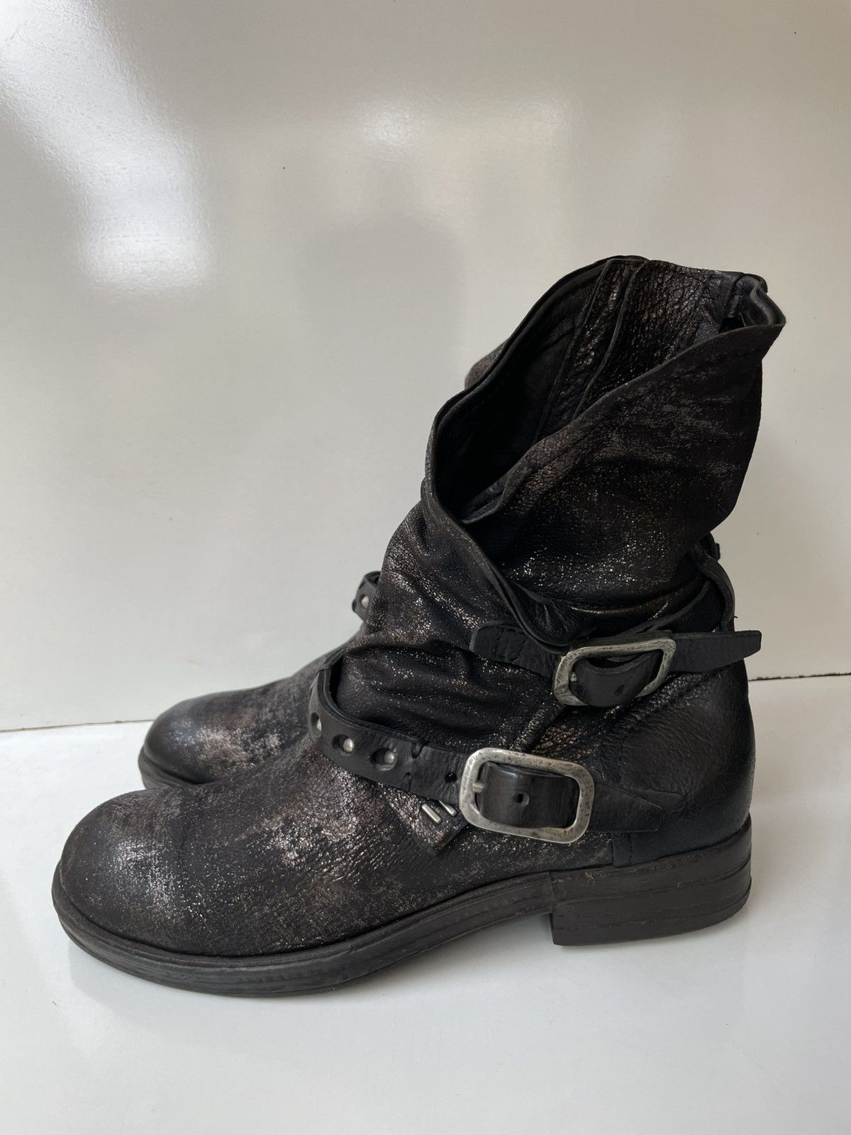 A.S.98 A.S.98 Distressed Boho Women's Ankle Boots EUR 39 /USA 8.5-9 Size US 9 / IT 39 - 6 Thumbnail