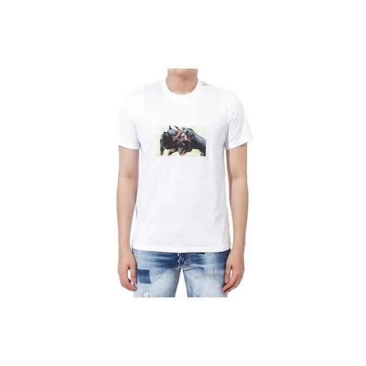 Givenchy Givenchy Givenchy White Graphic Short Sleeve TShirt -2507 Size US XS / EU 42 / 0 - 1 Thumbnail