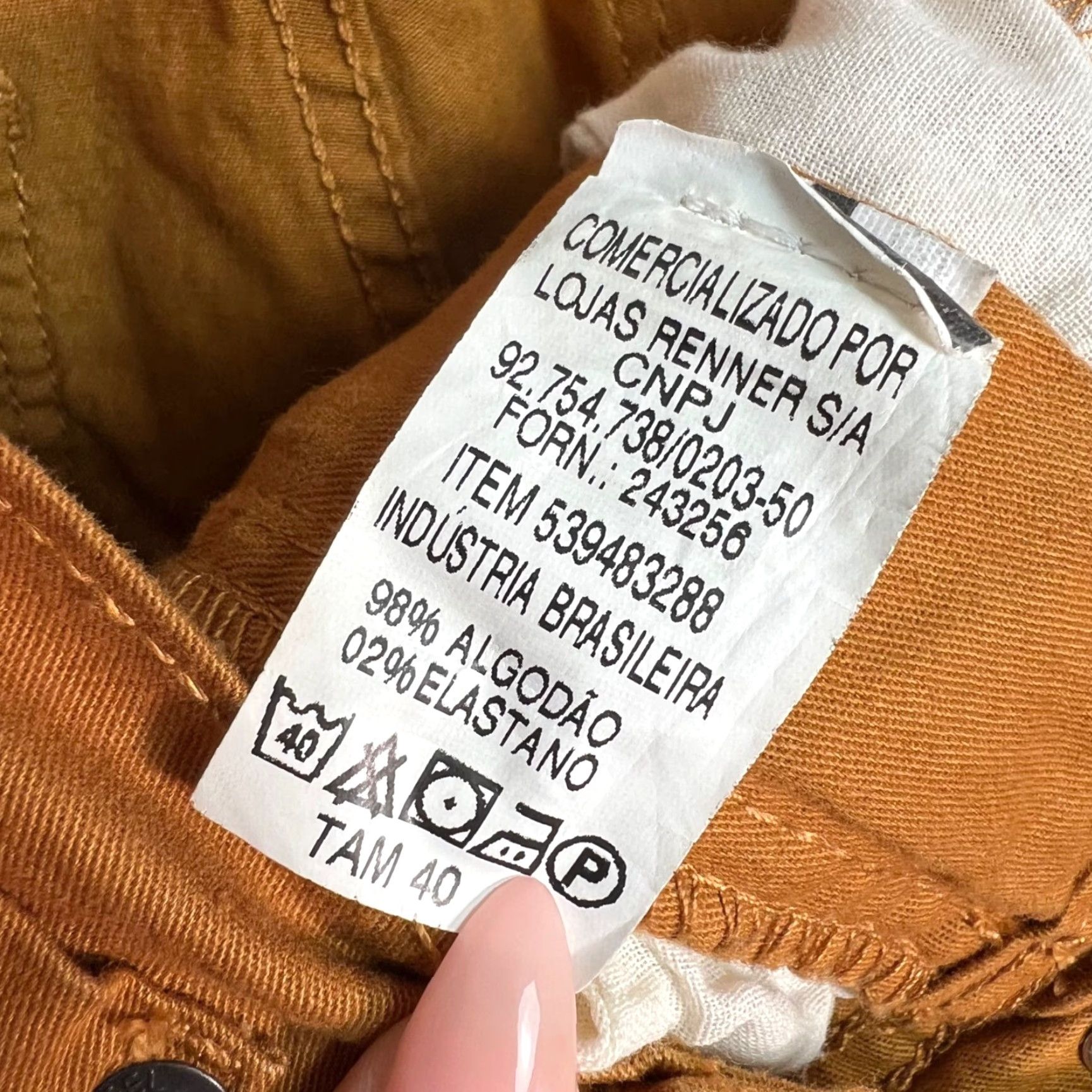 Vintage VINTAGE Blue Steel Pants Chino Adult Mens 40 Brown Cotton Blend Skinny Front Flat 33in Inseam Mens Size US 40 / EU 56 - 5 Thumbnail