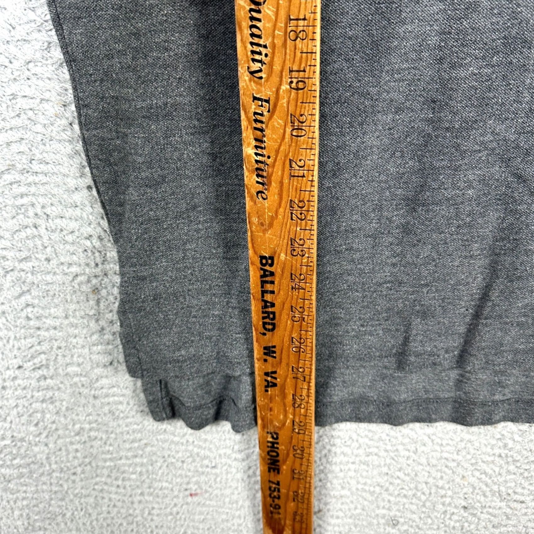 Polo Ralph Lauren Polo Ralph Lauren Polo Shirt Mens Large Gray Rugby Short Sleeve Classic Fit Pony Outdoor Size US L / EU 52-54 / 3 - 6 Thumbnail