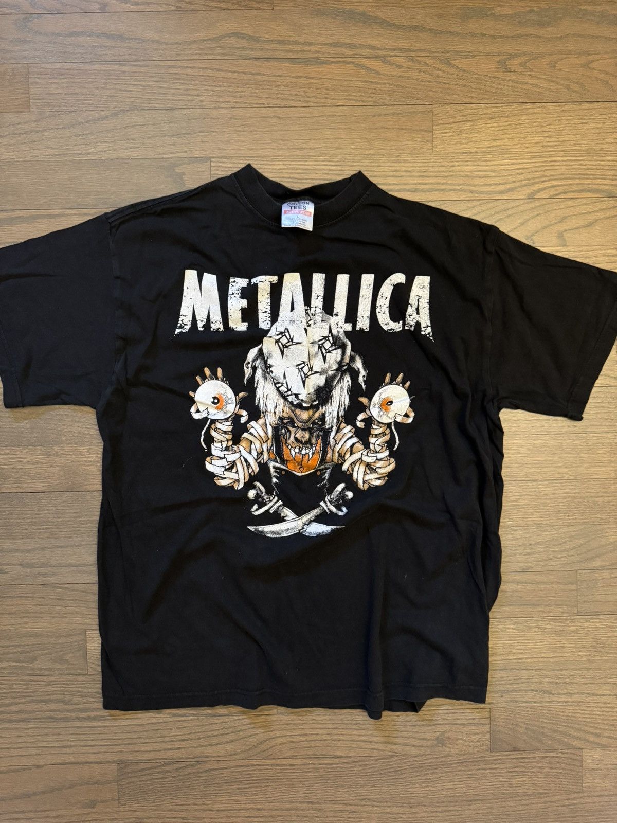 Band Tees Metallica x Pushead Pirate T-Shirt Size US L / EU 52-54 / 3 - 1 Thumbnail