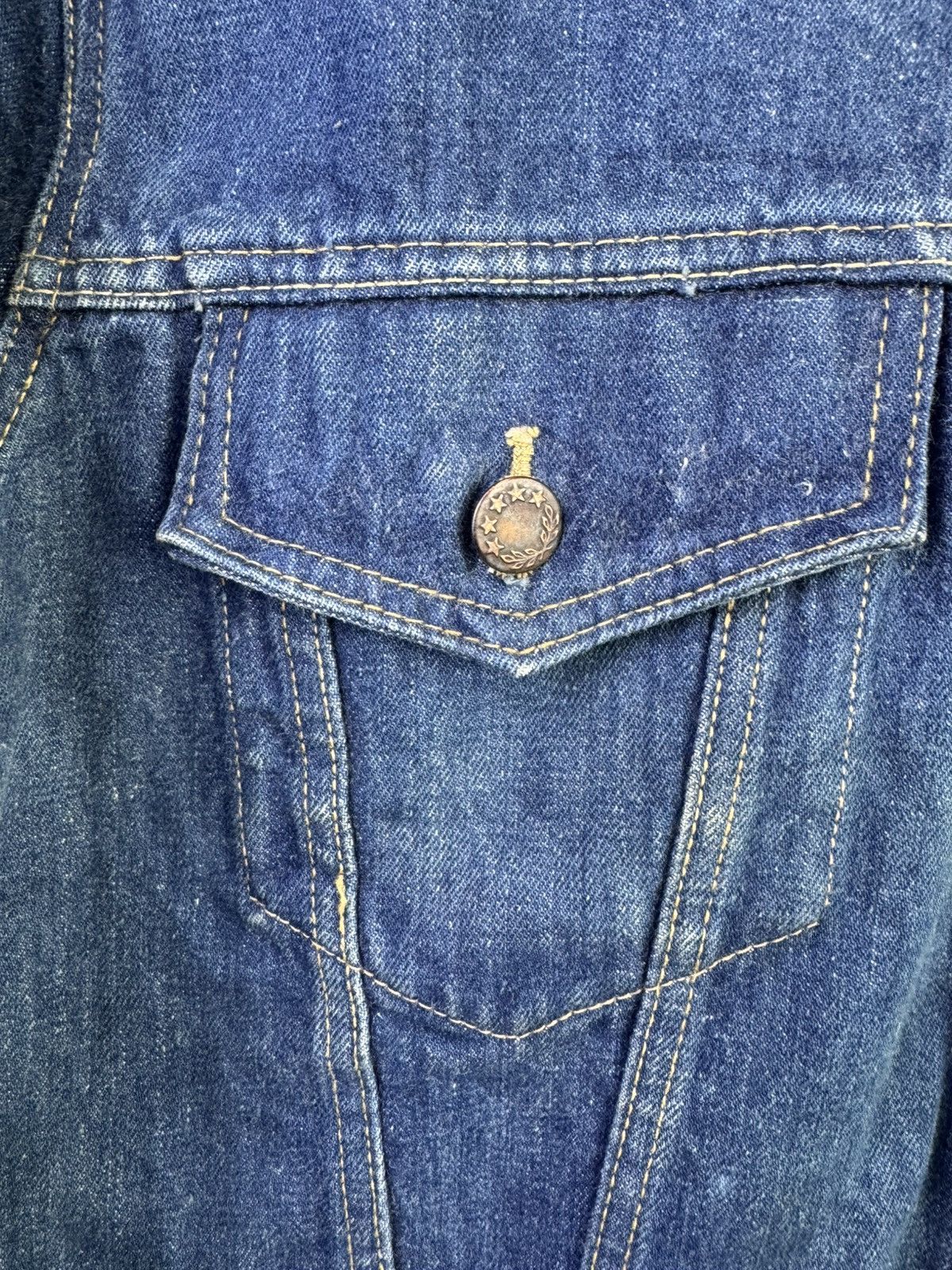 Vintage vintage 70s Canton X-West denim jacket Size US L / EU 52-54 / 3 - 4 Thumbnail