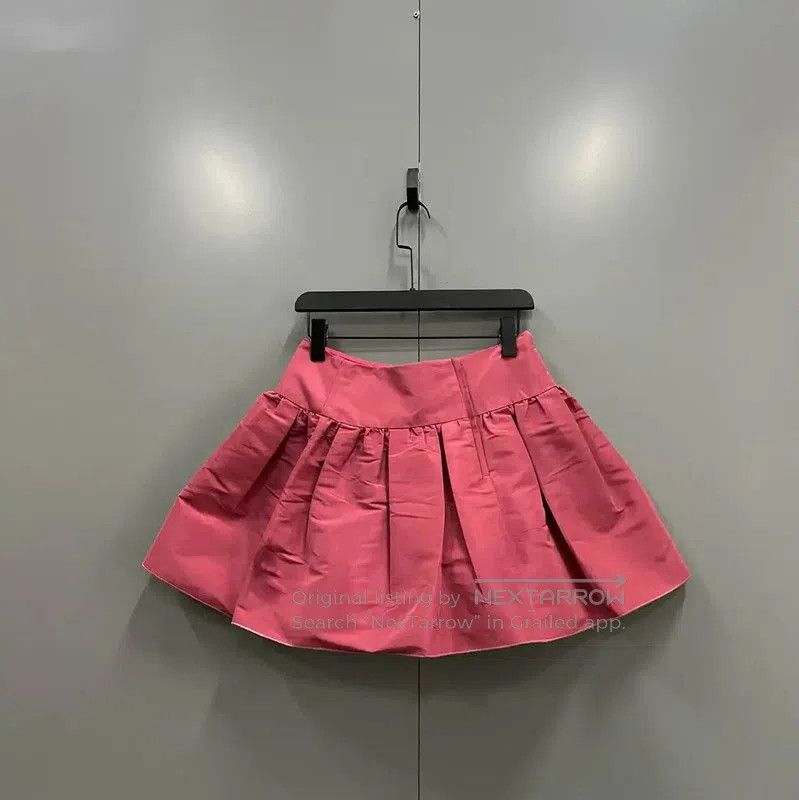 Valentino Valentino Hot Pink Cotton Mini Skirt . Size 24" / US 00 / IT 34 - 2 Thumbnail