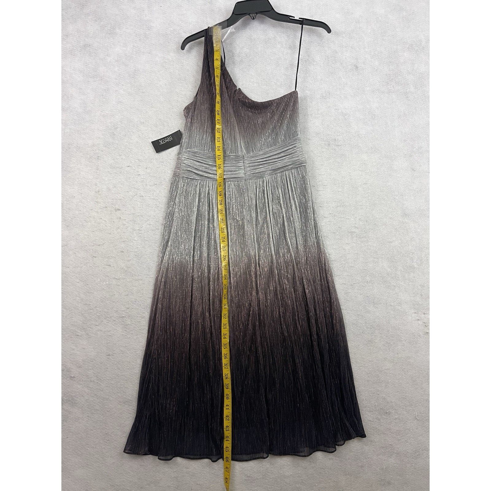 Other Ignite Evenings Dress Size 8 Ombre Metallic Sleeveless Size M / US 6-8 / IT 42-44 - 5 Thumbnail