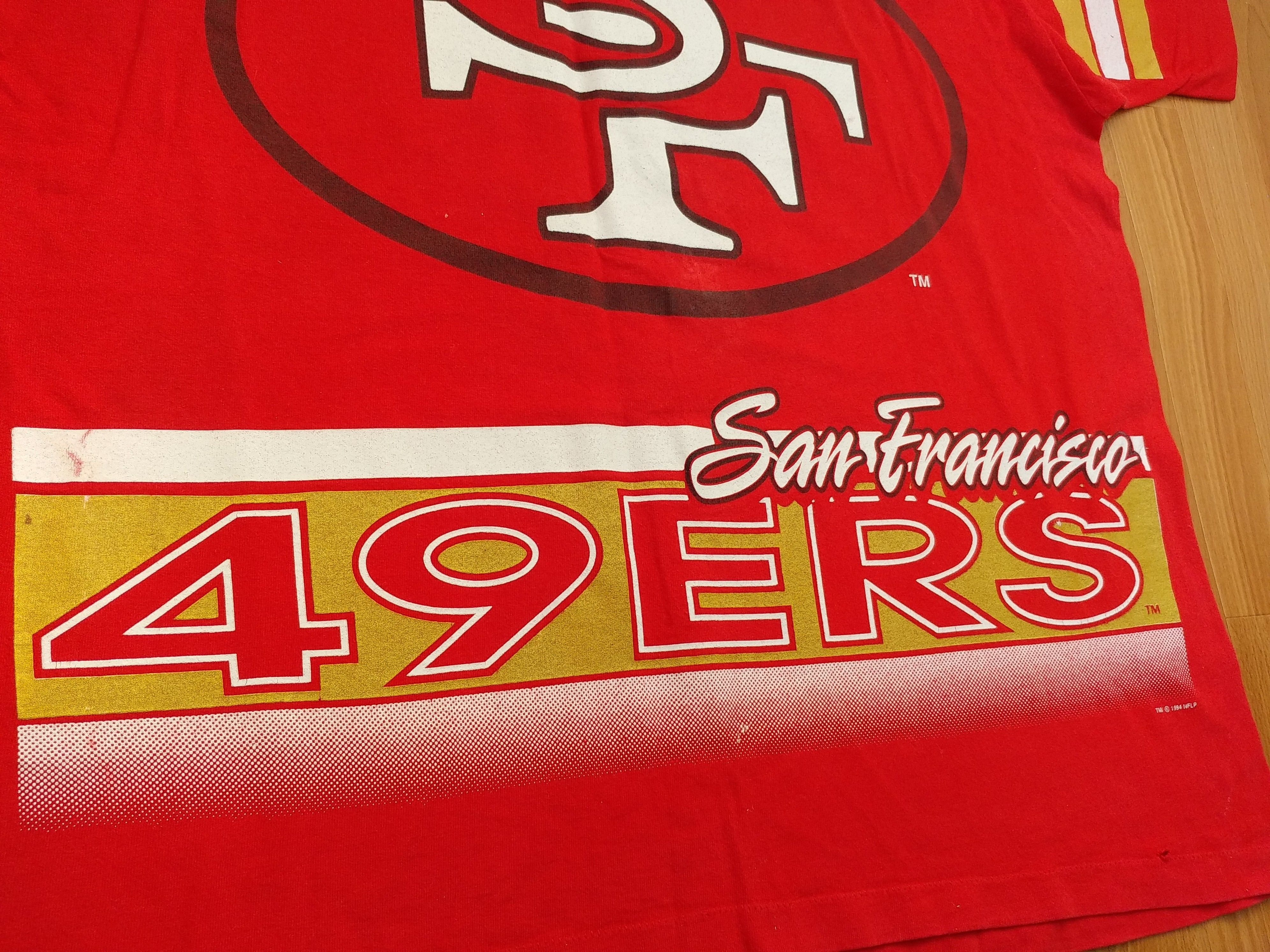 NFL × Vintage NFL San Francisco 49ers t-shirt, 1994 jersey, vintage XL Size US XL / EU 56 / 4 - 8 Thumbnail