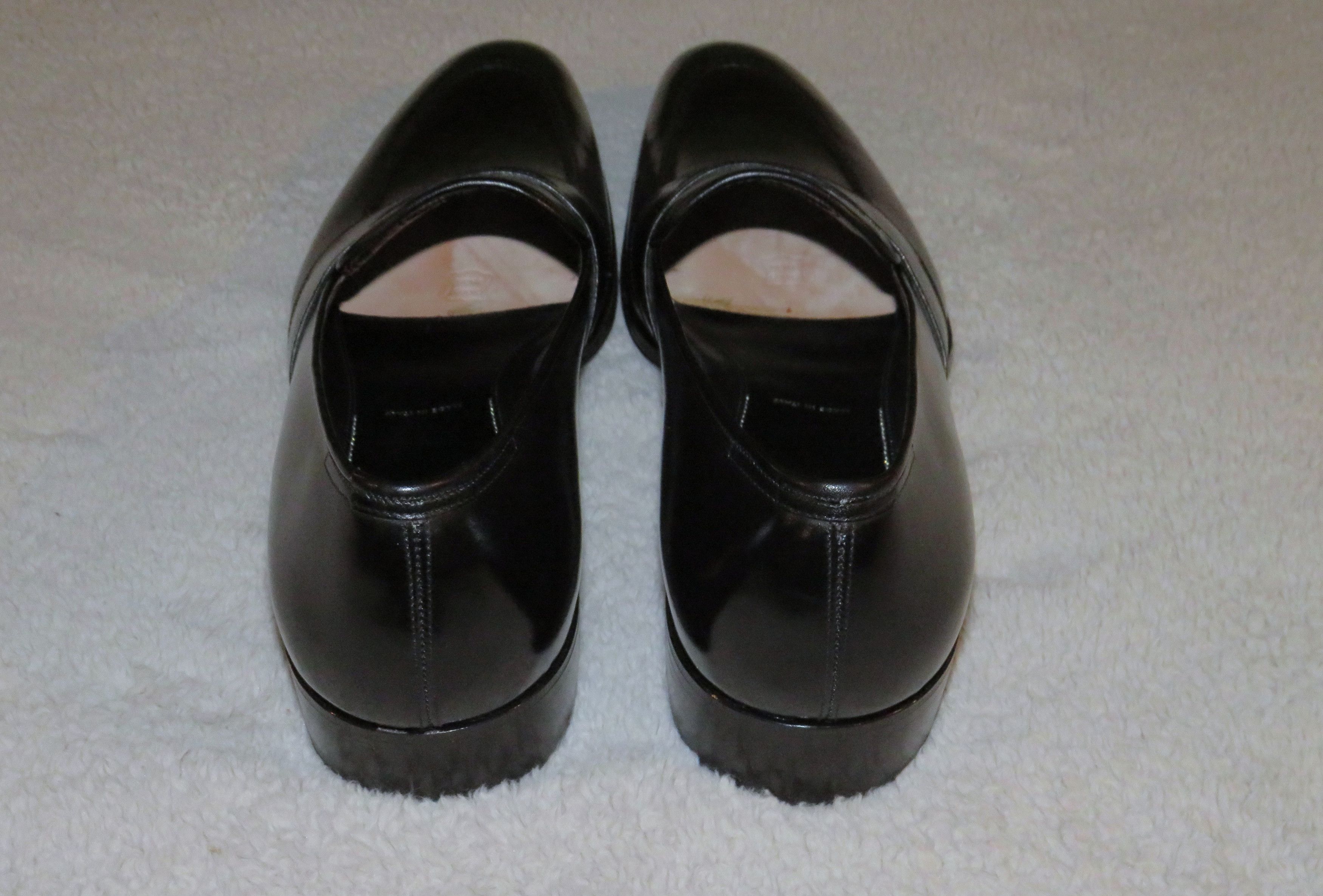 Tom Ford Black Calf Leather Strap Penny Loafers 7 B NWB $2200 Size US 7 / EU 40 - 7 Thumbnail