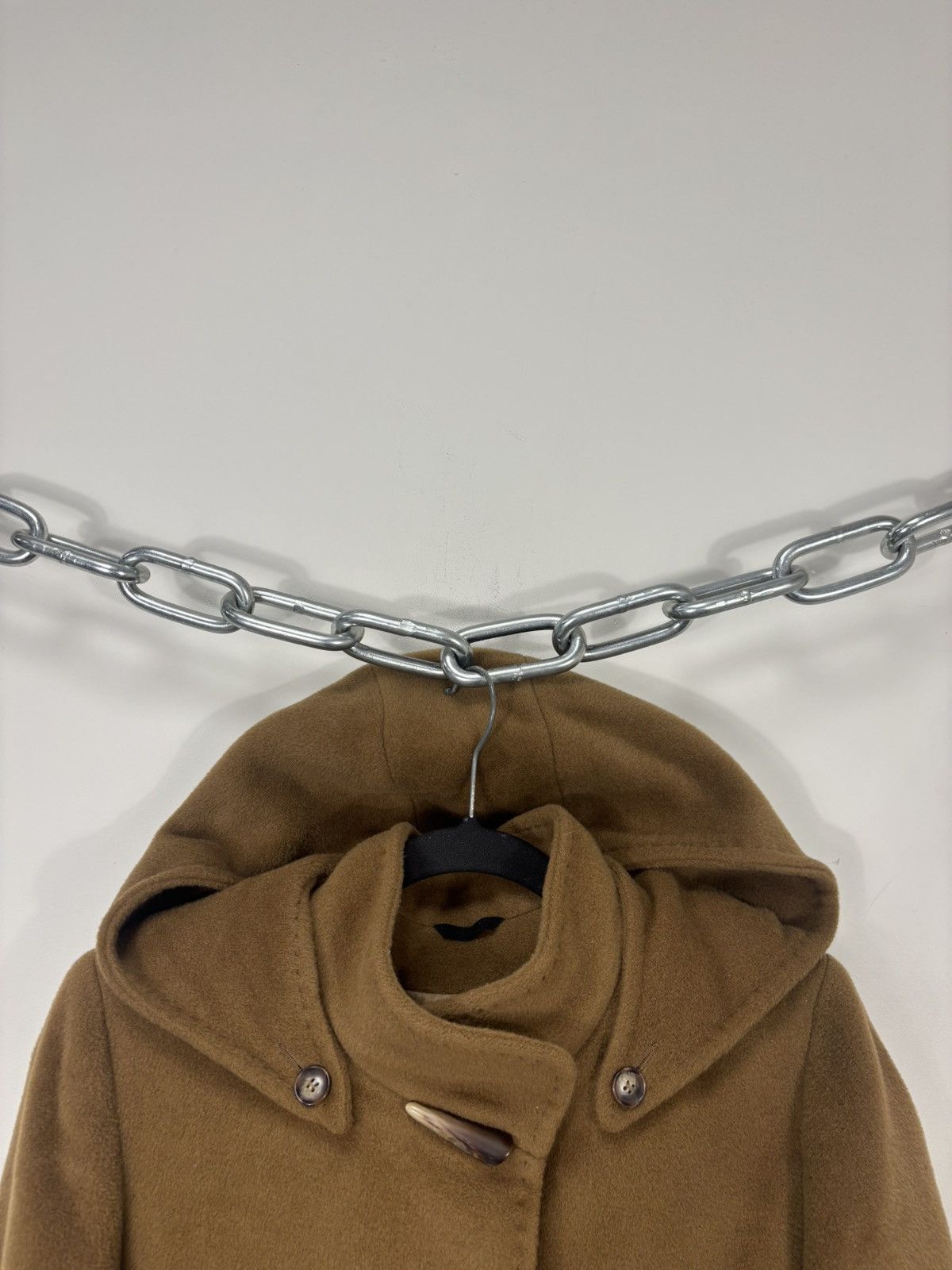 Cinzia Rocca Cinzia Rocca Due Women’s Wool Cashmere Hooded Duffle Coat Size S / US 4 / IT 40 - 5 Thumbnail