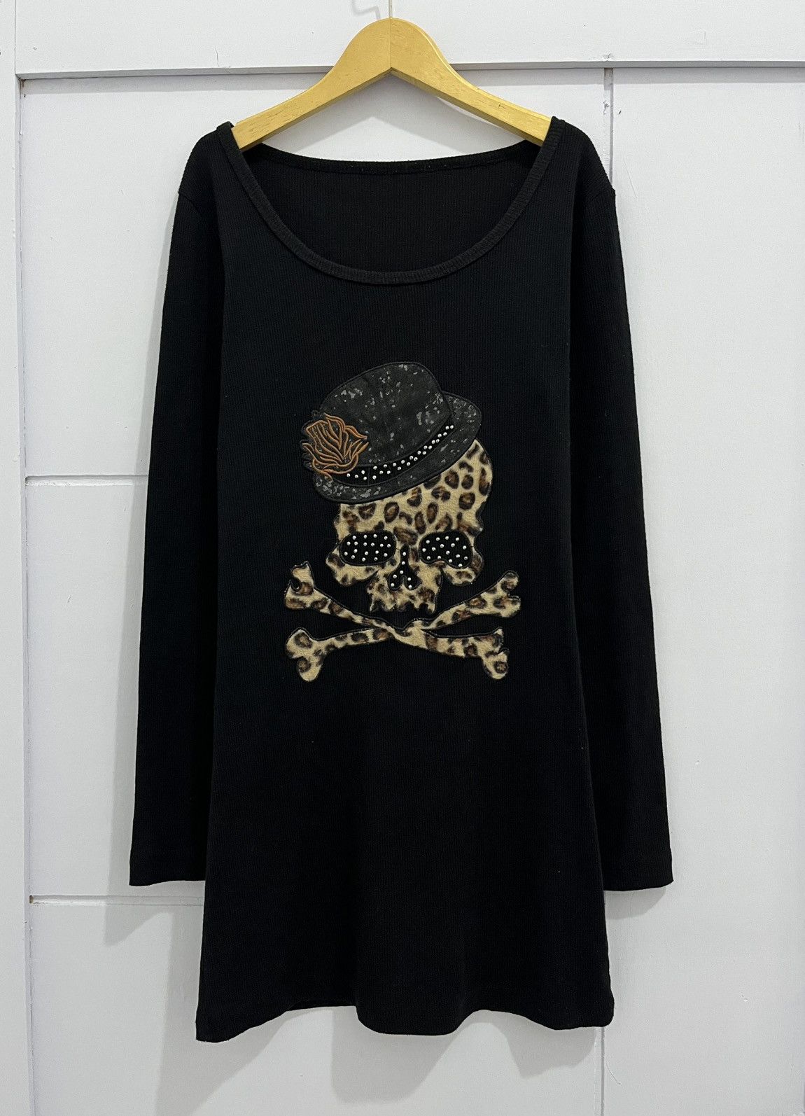 Japanese Brand Japanese LGB Style Skull Big Logo Long Sleeve t-shirt Size US M / EU 48-50 / 2 - 1 Thumbnail