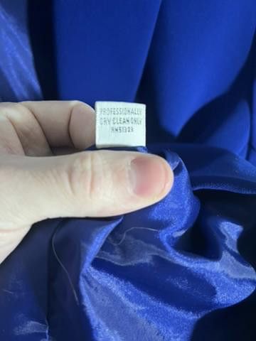 Designer Elegant Josephine Chaus Blue Blazer - Size 8 Size M / US 6-8 / IT 42-44 - 3 Thumbnail