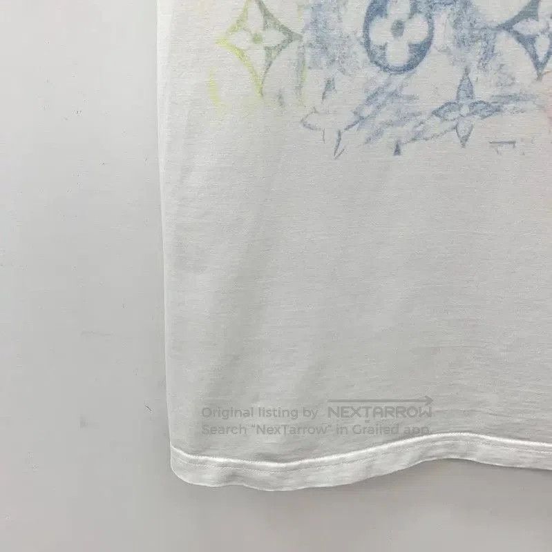 Louis Vuitton Louis Vuitton Women's White Cotton T. Size L / US 10 / IT 46 - 4 Thumbnail