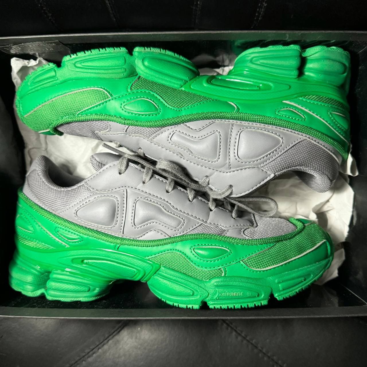 Adidas × Raf Simons Adidas Raf Simons ozweego Green Gray FW18 Size US 9 / EU 42 - 8 Thumbnail