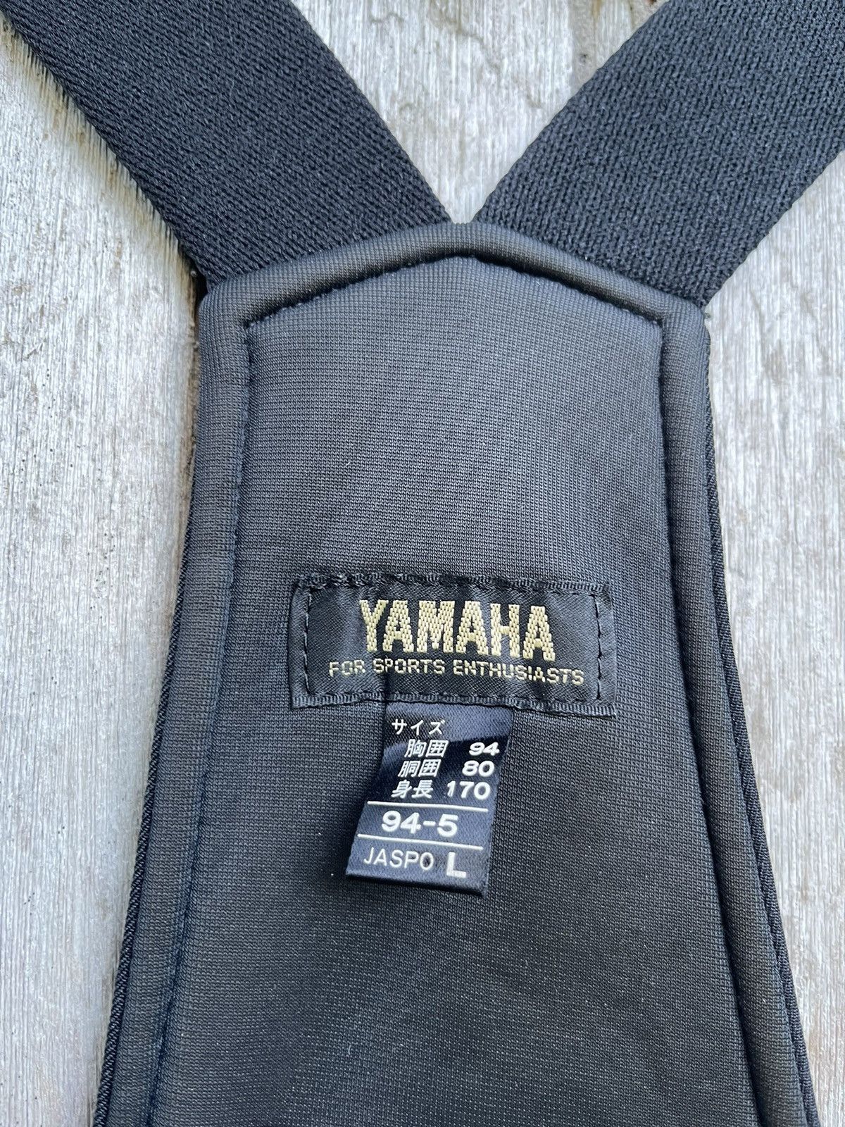 Vintage Yamaha Technical Snow Bib Overalls (Black / JASPO L) Size US 30 / EU 46 - 18 Thumbnail