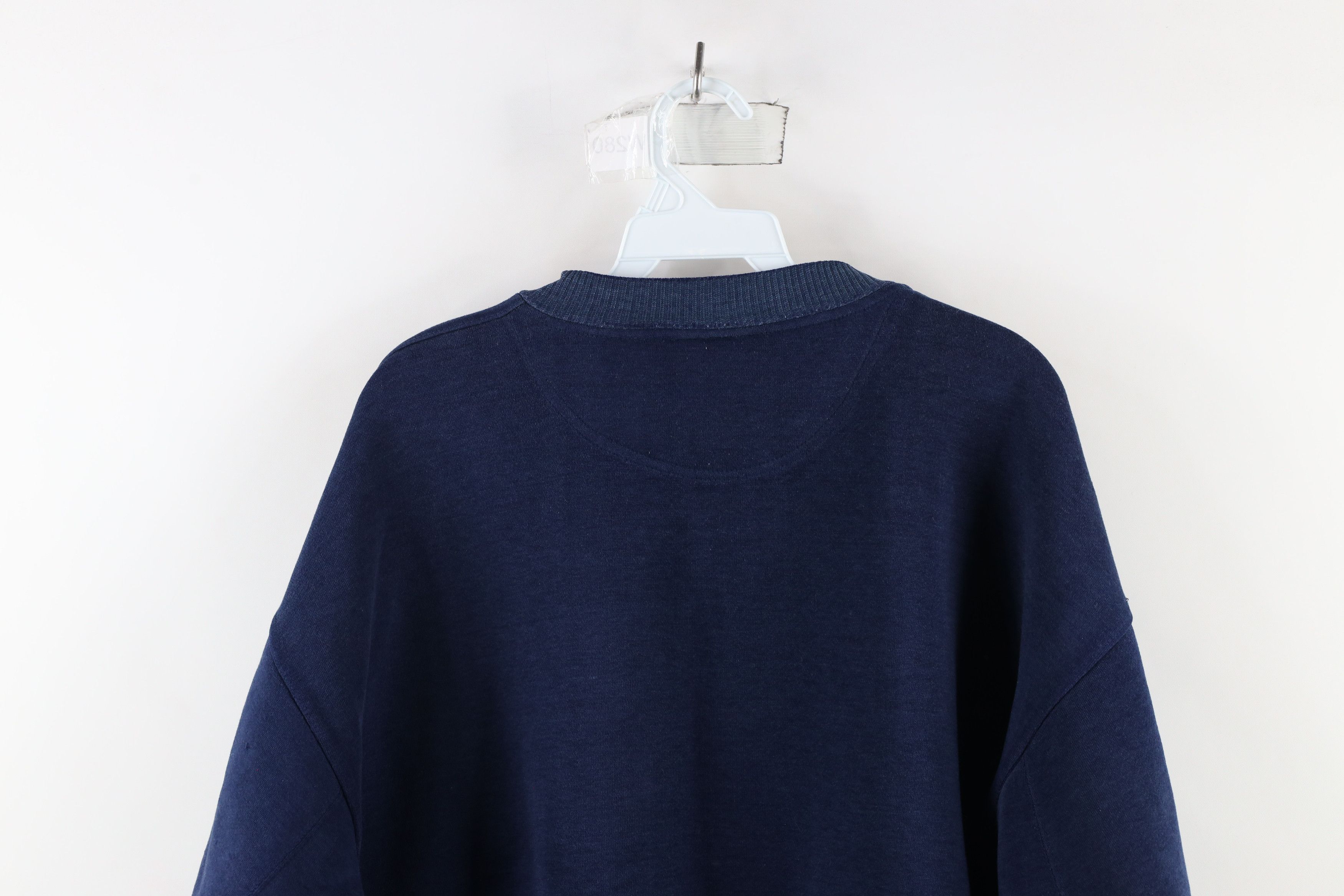 Vintage Vintage 90s Block M University of Michigan Sweatshirt Size L / US 10 / IT 46 - 13 Thumbnail