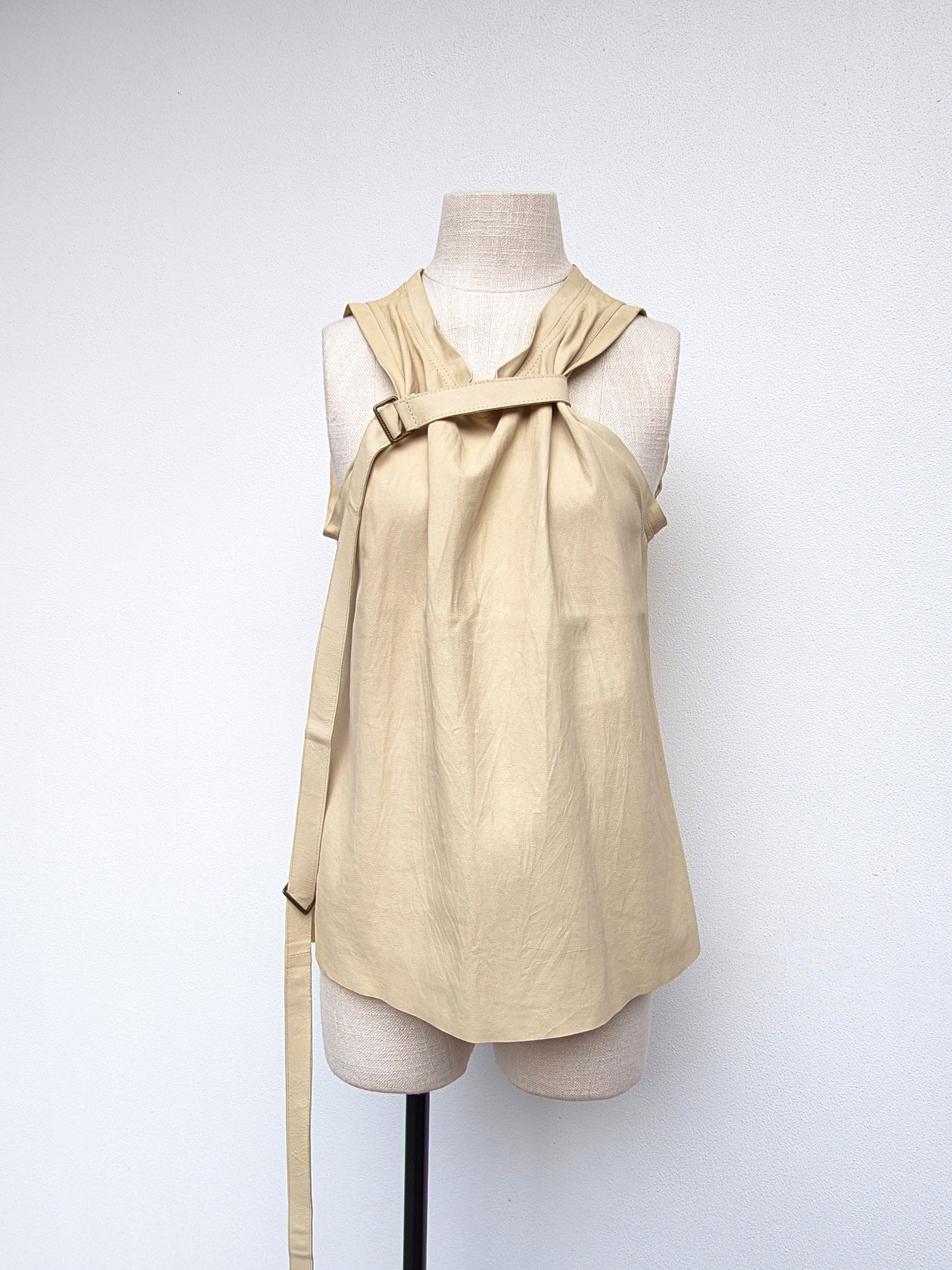 Ann Demeulemeester Ann Demeulemeester leather vest Size S / US 4 / IT 40 - 1 Thumbnail