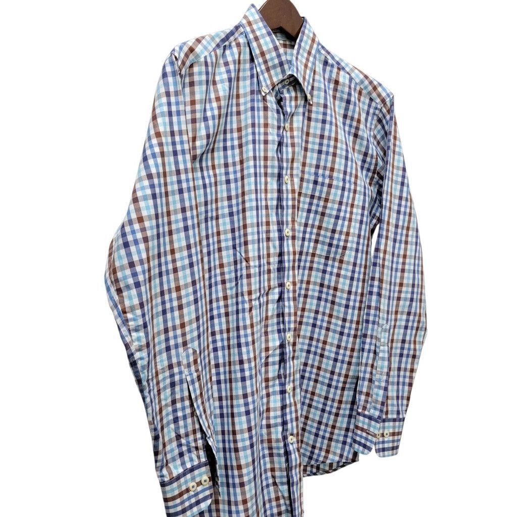 Peter Millar Peter Millar Long-Sleeves Slim-Fit Button-down Shirt Medium Size US M / EU 48-50 / 2 - 3 Thumbnail