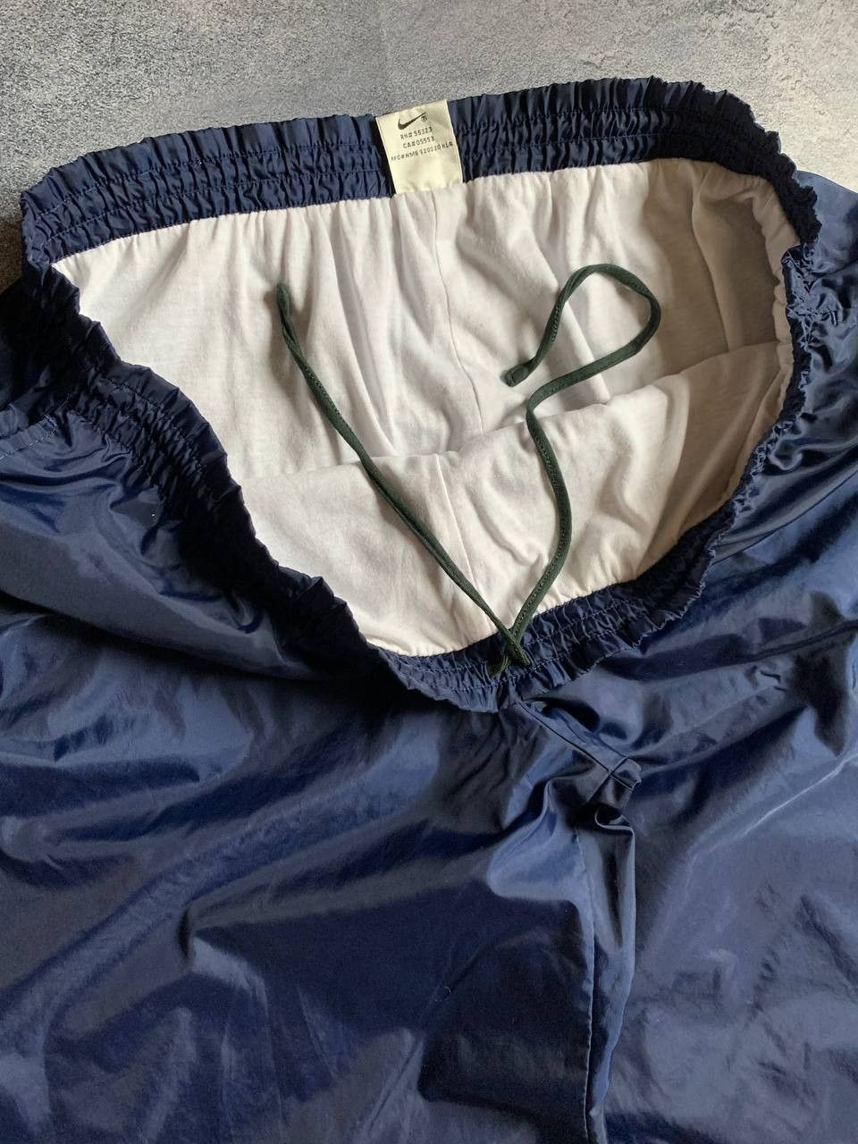 Nike Nike Vintage Track Pants Navy Nylon Wide Leg 90s Style Size US 38 / EU 54 - 6 Thumbnail