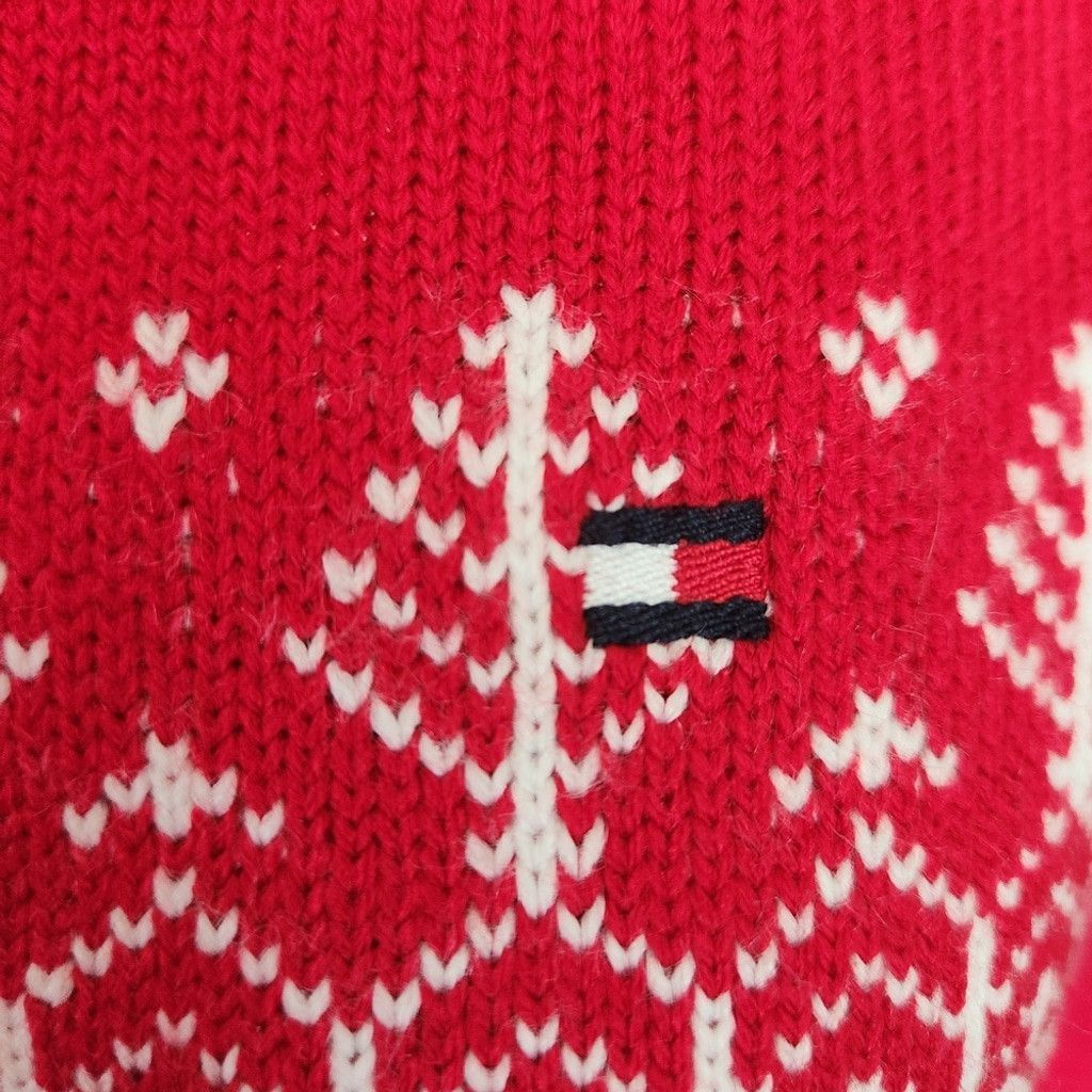 Tommy Hilfiger Tommy Hilfiger Womens Red Sweater Size M Size M / US 6-8 / IT 42-44 - 2 Thumbnail