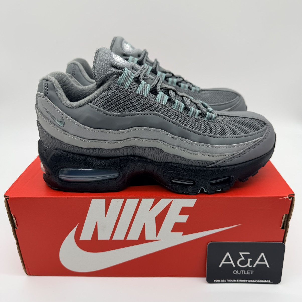 Nike Nike Air Max 95 Smoke Grey US 5.5 Brand New Free Shipping Size US 5.5 / EU 38 - 1 Thumbnail