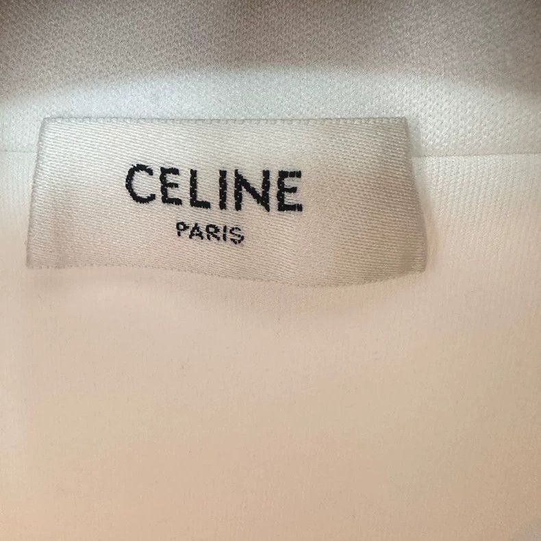 Celine Celine White Logo Jacket Size XS Size US XS / EU 42 / 0 - 4 Thumbnail