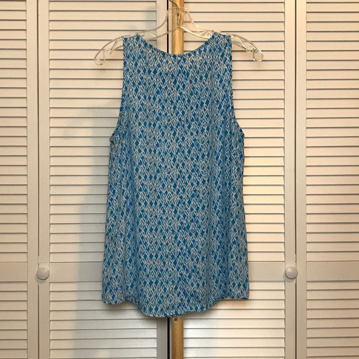 Other Willie Smith Vintage Blue Scoop Sleeveless Blouse Women L Size L / US 10 / IT 46 - 2 Thumbnail