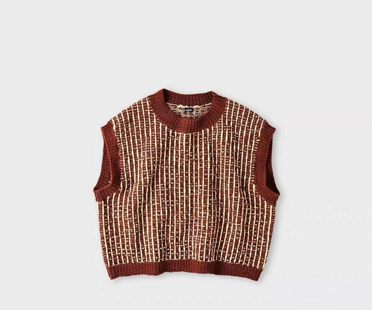 45rpm Red Wool Vest Size S Size S / US 4 / IT 40 - 1 Thumbnail
