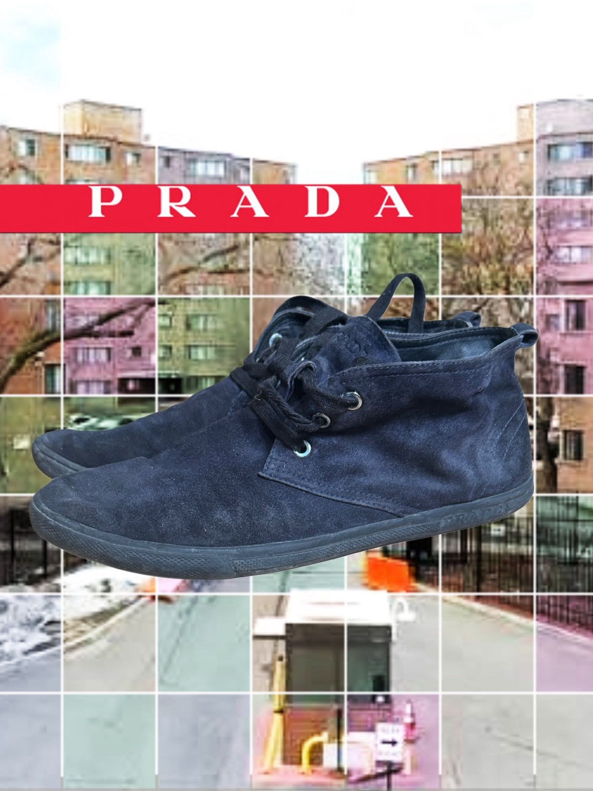 Prada Prada Vintage Sneaker Minimalistic Designer Size US 8 / EU 41 - 1 Thumbnail