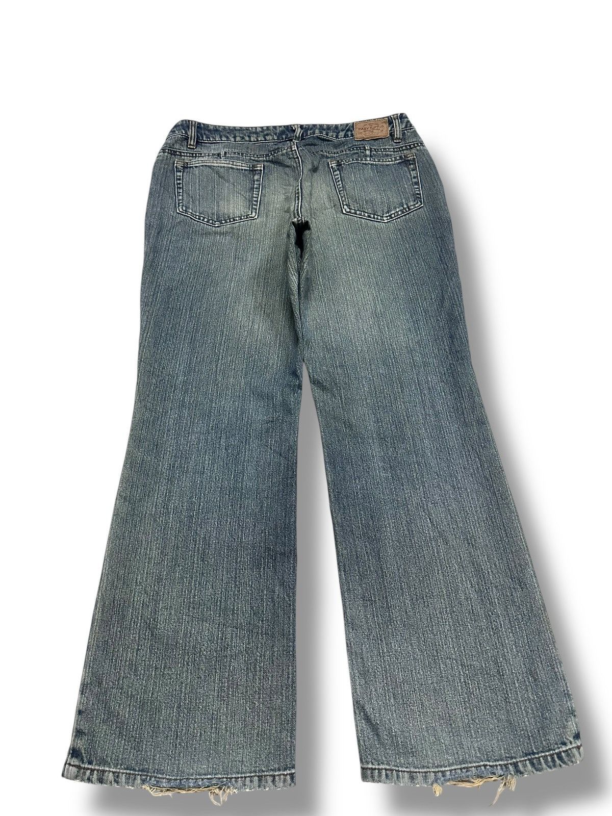 Japanese Brand Flare Japan Jeans Wideleg Loose Style With Faded Wash Size US 32 / EU 48 - 2 Thumbnail