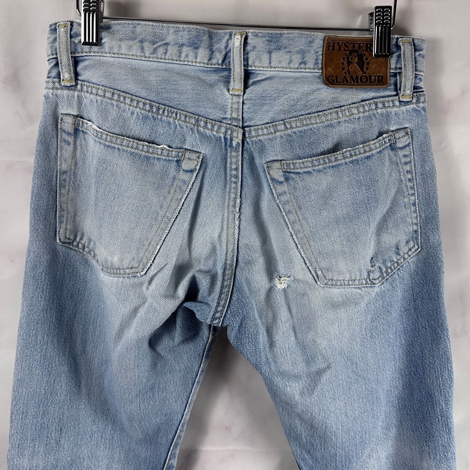 Hysteric Glamour Selvedge Repaired Light Wash Denim Size US 28 / EU 44 - 10 Thumbnail
